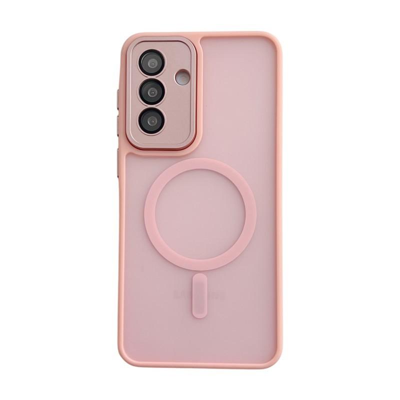 For Samsung Galaxy A36 5G Magnetic Back Cover WANLONFENG QB1 Series PC TPU Shockproof Phone Case