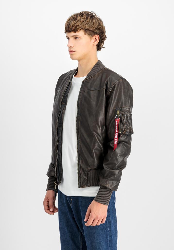 Зимняя куртка Alpha Industries Ma-1 Fl Vintage Bomber Jacket (148131) винтажная коричневая