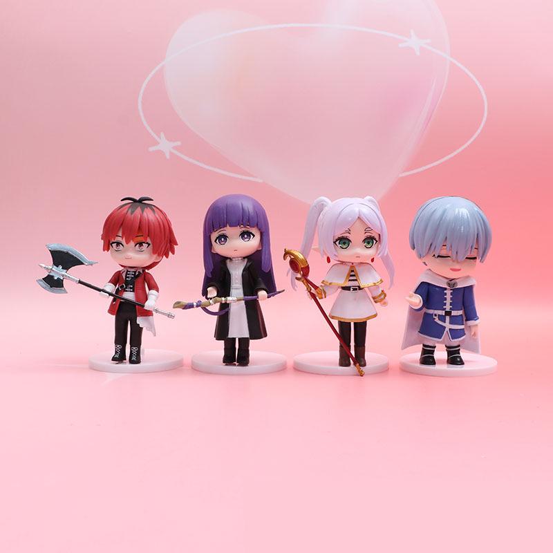 Frieren Beyond Journey's End8pcs The Noodle Stopper Sousou no Frieren Anime Girl Figure Action Figure Collectible Model Toys
