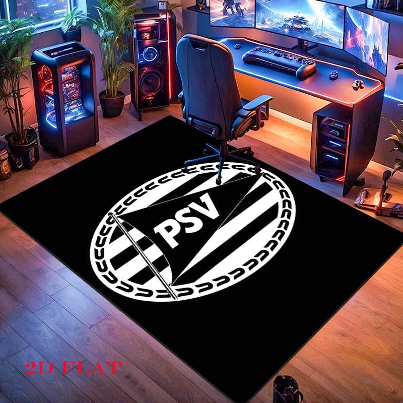 PSV Eindhoven Carpet Rug for Living Room Bedroom Home Sofa Decoration,Kids Play Nonslip Floor Mat
