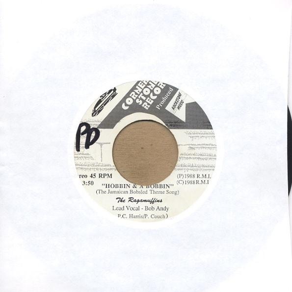 

7inch Record BOB ANDY RAGGAMUFFINS Hobbin A Bobbin On Top Of Th RMI004 Corner Stone 1988 Jamaica Reggae Ska Dub Used