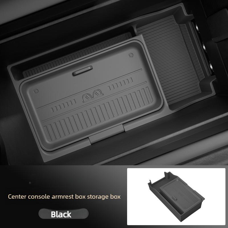 Car Armrest Storage Box for Toyota RAV4 2026 Center Console Double-layer Tray Silicone Organizer Stowing Tidying Accessories