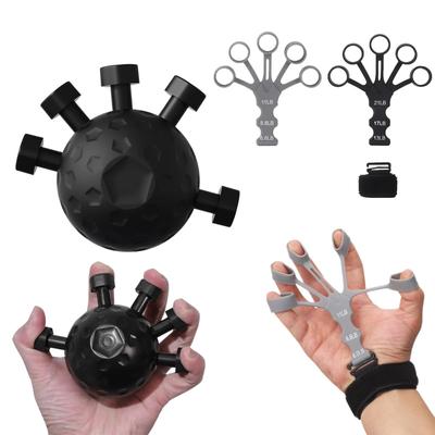 Finger Grip Hand Grip Finger Grip Stress Relief Adjustable Hand Grip Ergonomic Muscle Rehabilitation Strengtheners, 3-Pack, Strengtheners, Exercisers,