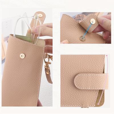 Portable Glasses Bag Soft Leather Sunglasses Pouch Slim Fashion Glasses Case Holder Glasses Organizer Travel Sunglasses Pouch