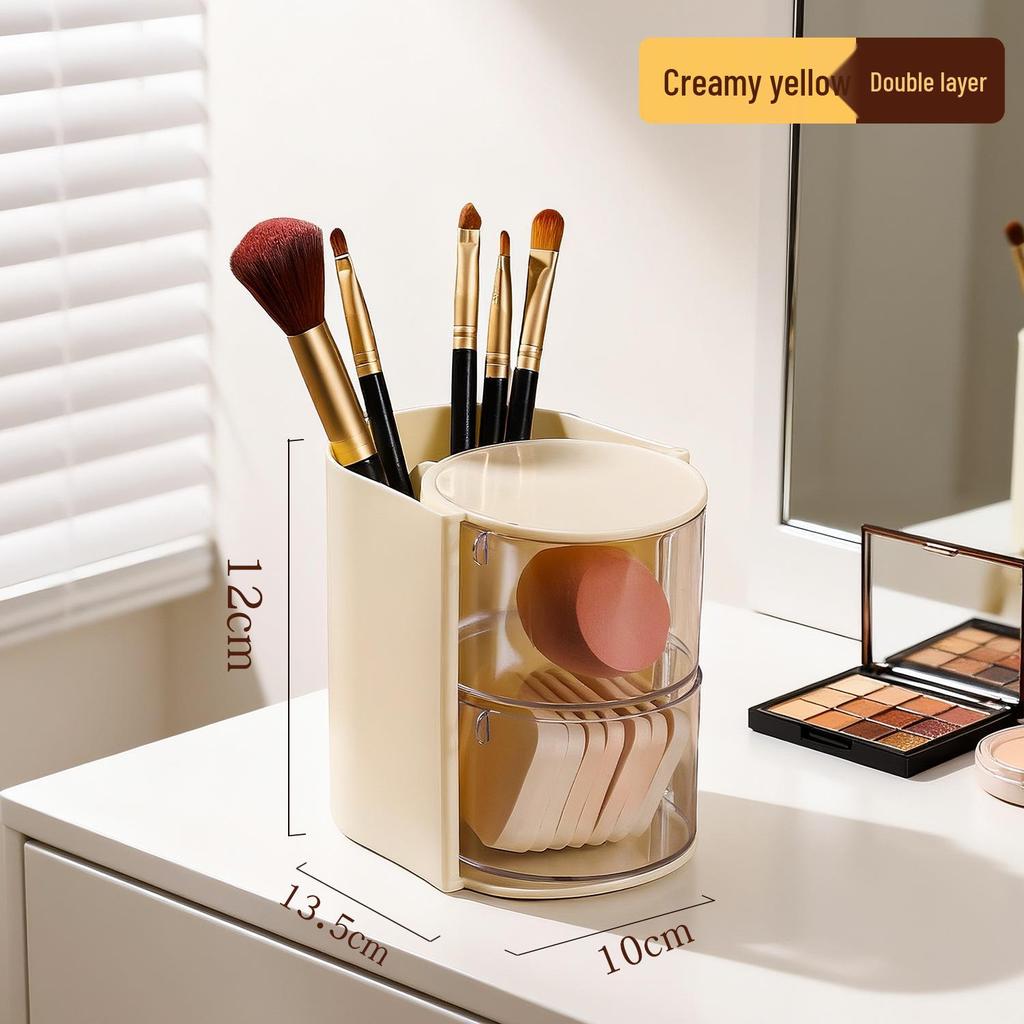 Rotating Dustproof Makeup Storage Organizer