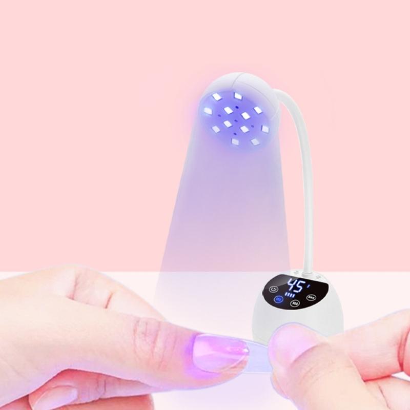 LED Nail Lamp Elegant and Portable Nail Dryer With Infrared Detector And Energy Efficient LED Lights 3 Timer Mode
