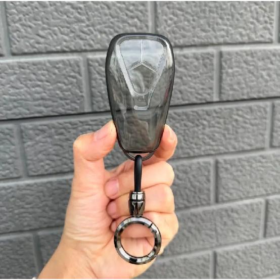 Transparent Black TPU Key Case Holder Cover for Skyworth EV6 Skywell ET5 HT-i HTI Imperium SEV Elaris Beo Phev Remote Key Cover