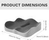 Memory Foam Seat Cushion Office Chair Pad Extra Thick for Long Sitting Support Orthopedic Car Seat Cushion for Back Pain Relief