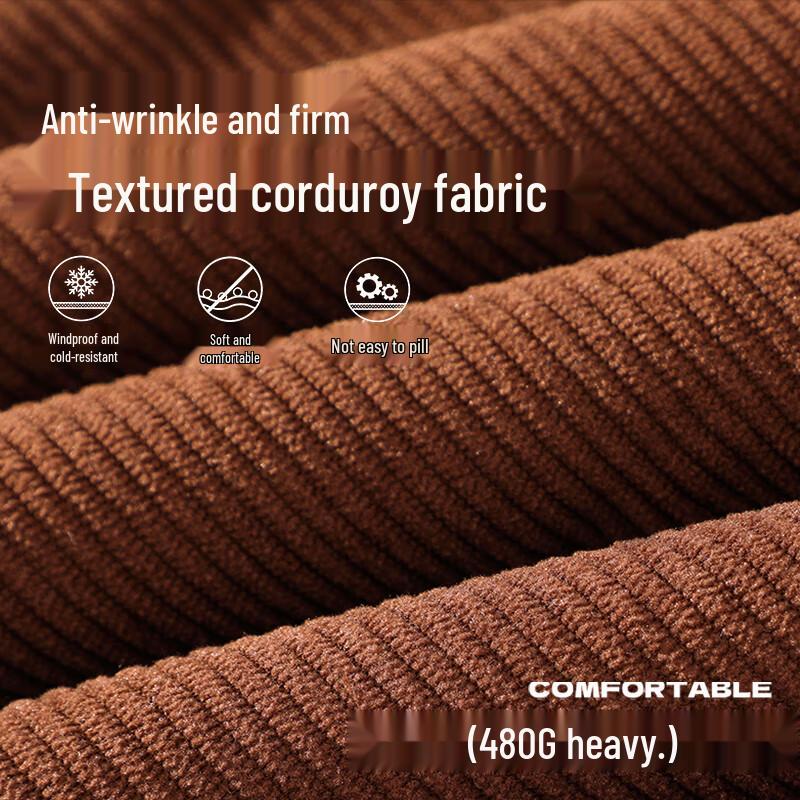 Warrior Men's Heavy Lamb Fleece Lapel Jacket