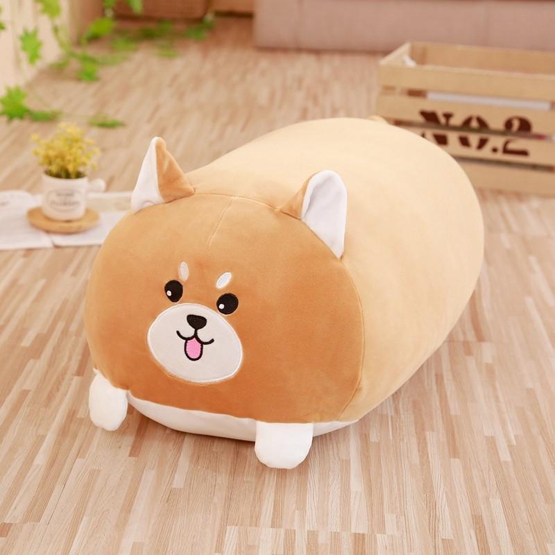 25CM Měkké zvířátko Kreslený polštářek Roztomilý Tlustý pes Kočka Totoro Tučňák Prase Žába Plyšová hračka Vycpaná Krásný dětský Dárek k narozeninám