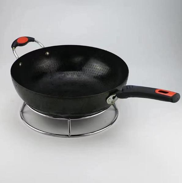 Topfuntersetzer aus Gusseisen, Topfständer aus Edelstahl, doppellagiger Topfuntersetzer, wärmeisolierend und hitzebeständig, zur Platzierung von Pfannenständern