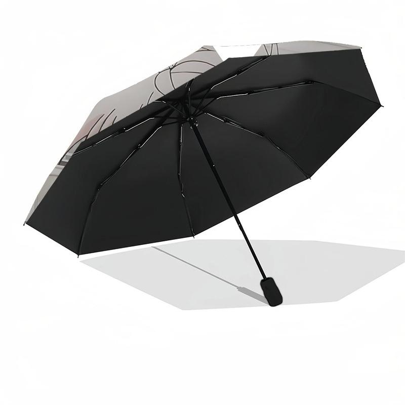 1pc Anime Character Umbrella, Automatic Opening & Closing, Portable 3-Fold Design, 8-Bone Iron Frame, Outdoor Umbrella, Perfect Gift for Fans, Travele
