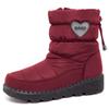 Women's Cotton Shoes with Fleece High-top Snow Boots, Waterproof and Anti-slip, Casual and Versatile Shoes