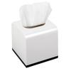 Napkin Case Durable Construction Large Capacity Solid Color Paper Box Easy To Fill Decorative Cube Tissue Holder Dispenser