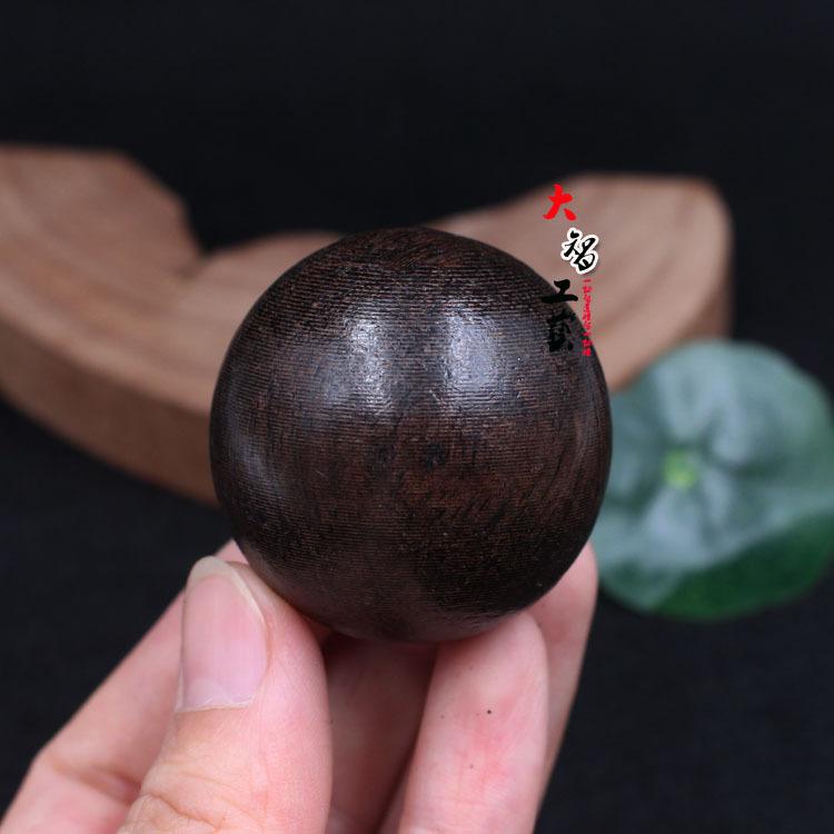 Adlerholz Walnuss Fitnessball Handball Adlerholz Ornamente Leder Schwarz Handwerk Griff