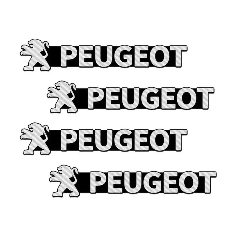 Naklejka Samochodowa Nowy Dźwięk Samochodu Dekoracja 3D Aluminiowa Odznaka Emblemat Naklejka Dla Peugeot 206 307 308 3008 207 208 407 508 2008 5008 107 2