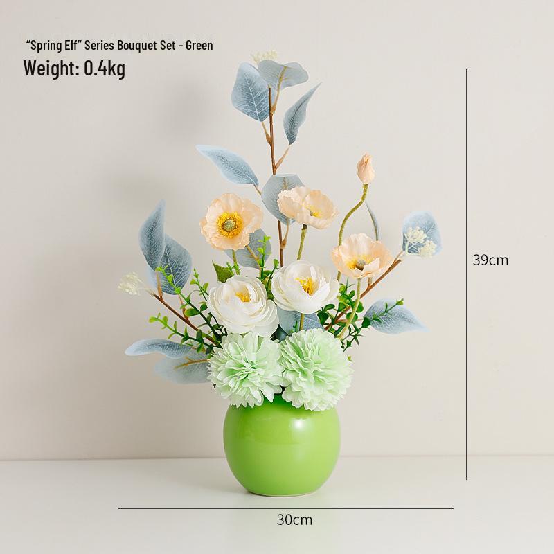 Nordic Style Artificial Floral Decoration for Home and Dining Table