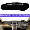 Auto Dashboardhoes Dashmat Tapijt Cape Voor Hyundai NF Sonata Sonica 2005 - 2009 LHD RHD Zonneklep 2006 2007 2008 Anti-zon