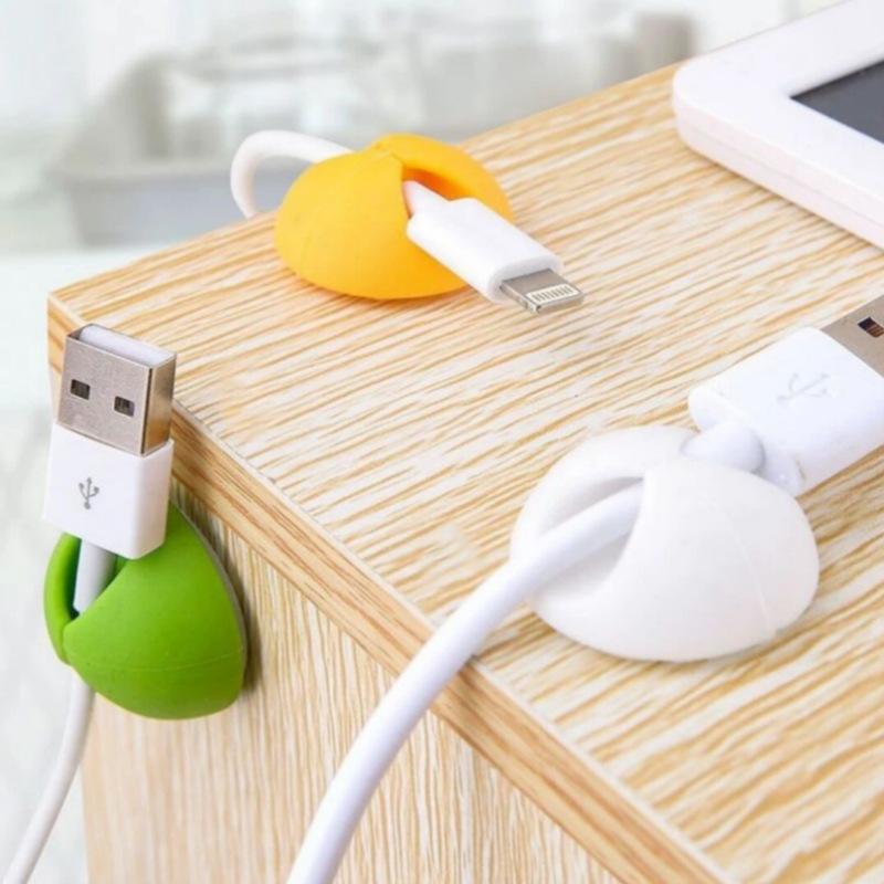Cable Clips Cable Organizer Desktop Wire Storage Charger Cord Holder for Car USB Charging Tablet Wire, Utility Hooks