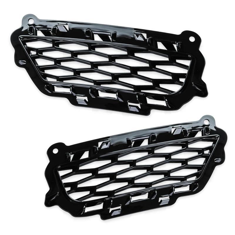 A Pair Front Bumper Lower Vents in Gloss Black for Range Rover Evoque (HSE Dynamic model) 2016-19 LR079667 LR079666