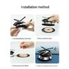 Car Air Freshener Solar Helicopter Decoration Alloy Propeller Rotating Auto Flavoring Perfume Diffuser Interior Accessories
