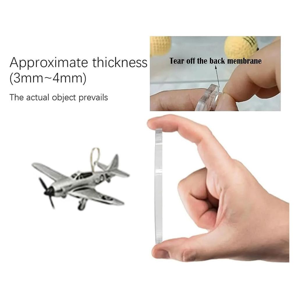 Aircraft Calendar Advent 24 Days Christmas Countdown Calendar with 24 Warbirds Pendant Acrylic Decorative Charm for December