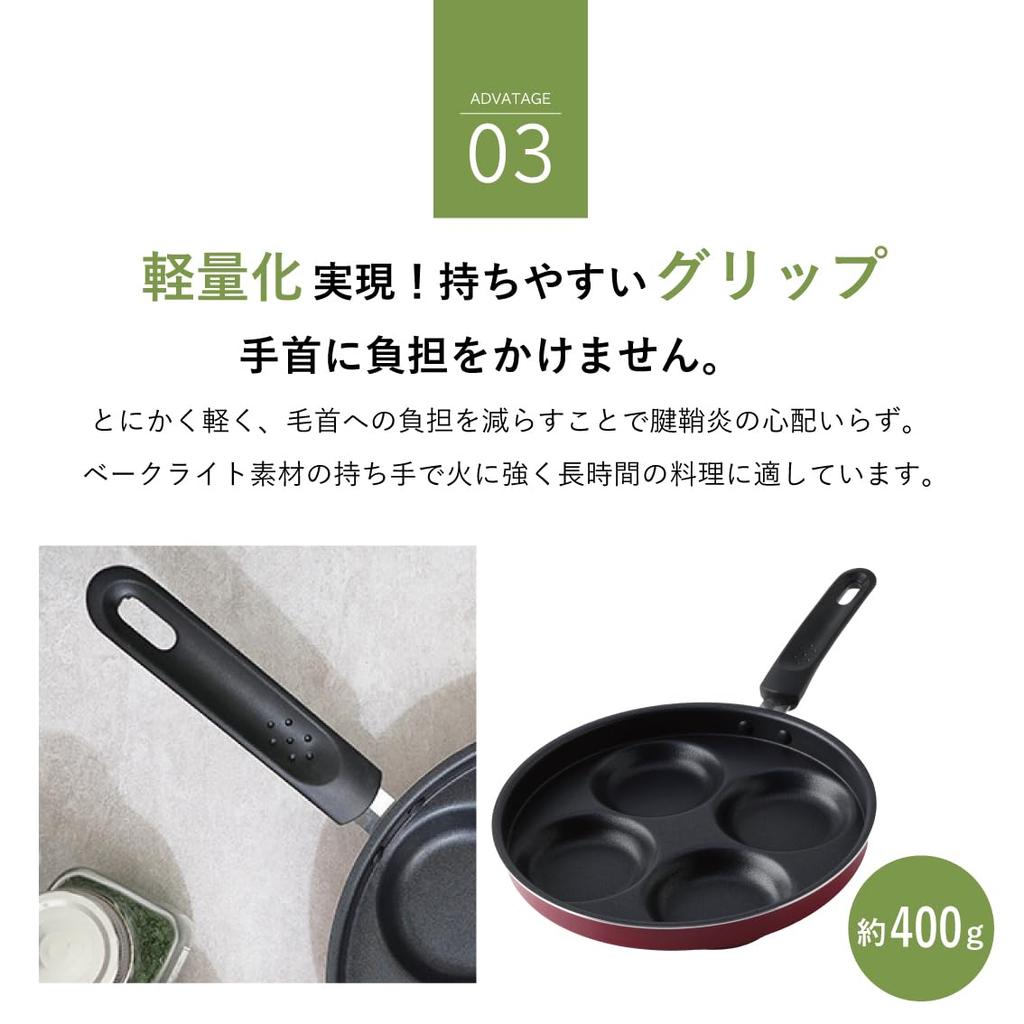 QUEEN SENSE Fried Egg Frying Pan Egg Pan Cooks 4 Eggs At Quick a Great Ally for Busy Mornings Once, Cooking,