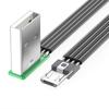 90 Degree Right Angle USB to USB 5Pin Cable with 8 Length Option Efficient Charging Supports 480Mbps Data Transfer