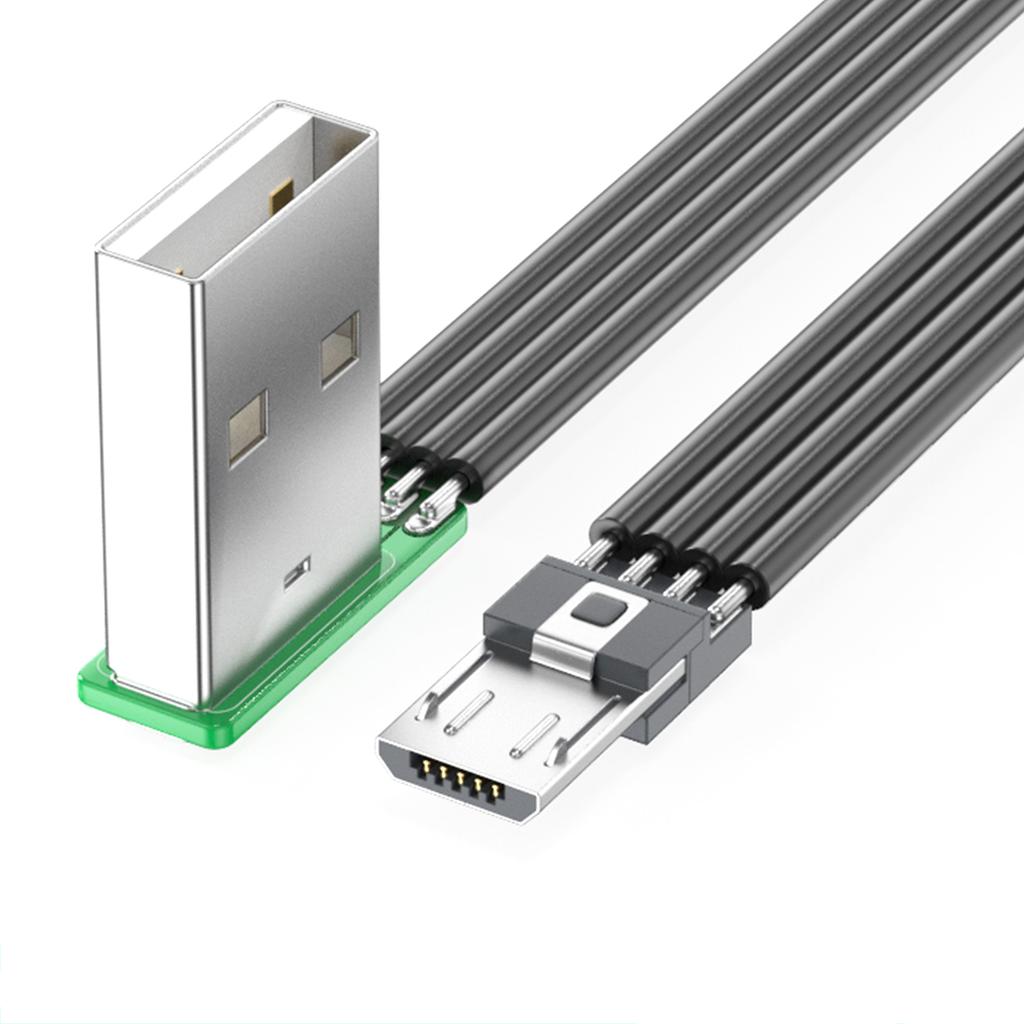90 Degree Right Angle USB to USB 5Pin Cable with 8 Length Option Efficient Charging Supports 480Mbps Data Transfer