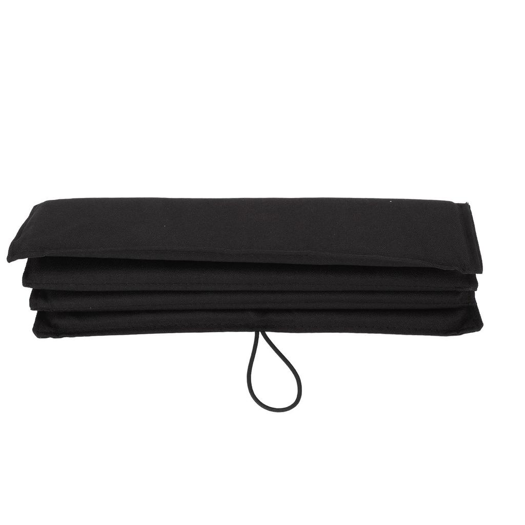 Black Portable Water Proof Picnic Mat Camping Sitting Pad Thickened Folding Small Cushion for Outdoo