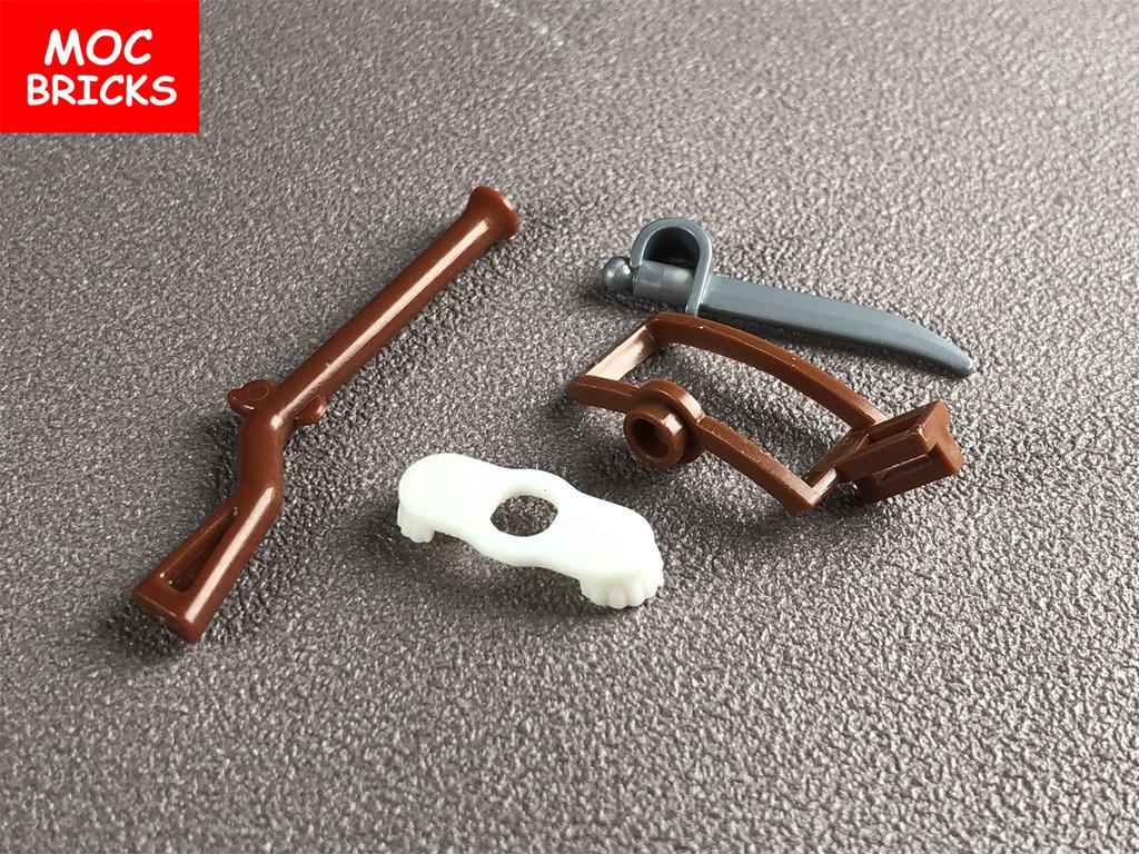 6 наборів/лот MOC Цеглинки Піратський Мушкет Зброя Імператорського Солдата Пістолет 2561 Навчальні Фігурки Блоки Подарунки для Дітей Ляльки