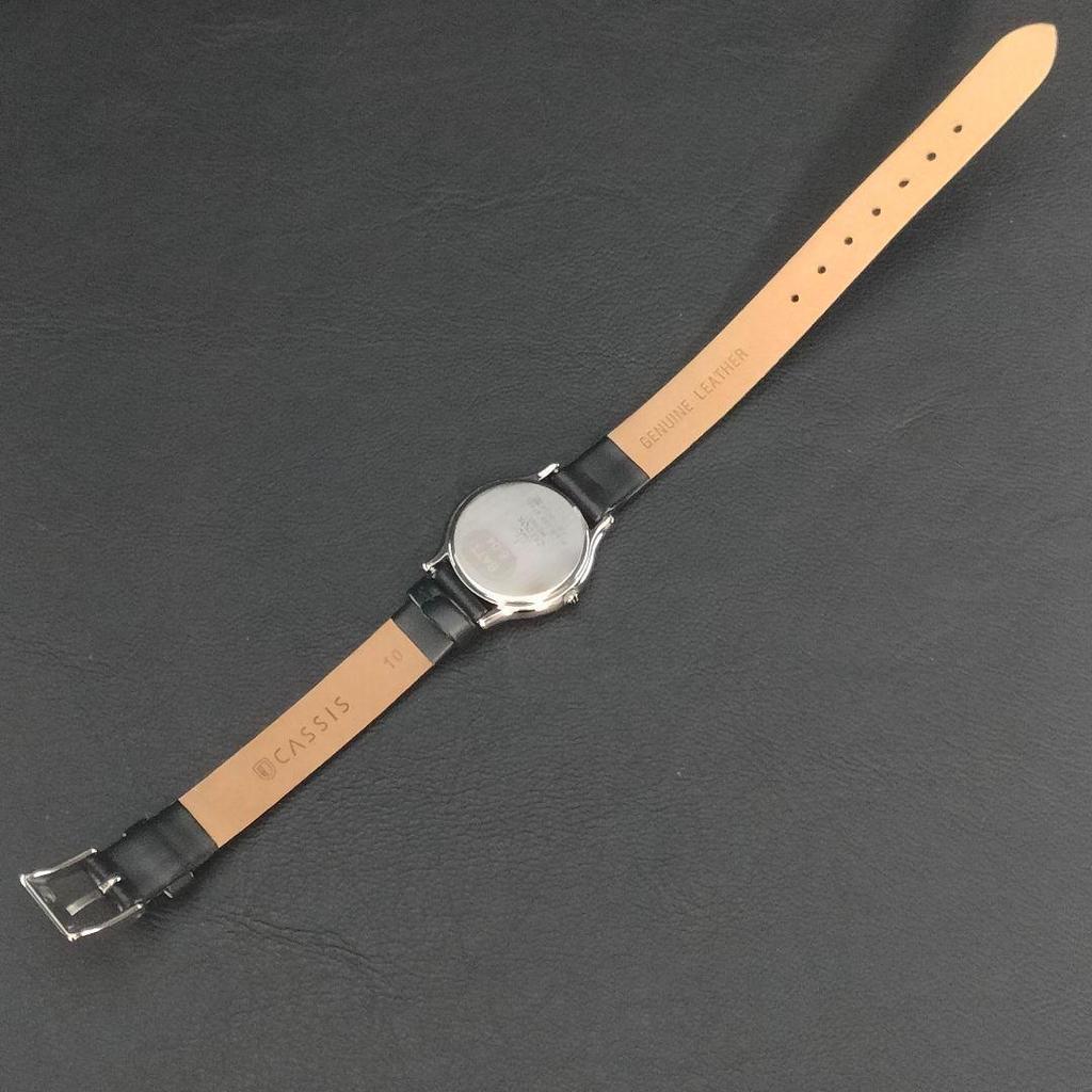 [USED] SEIKO Credor White/Black Leather Quartz