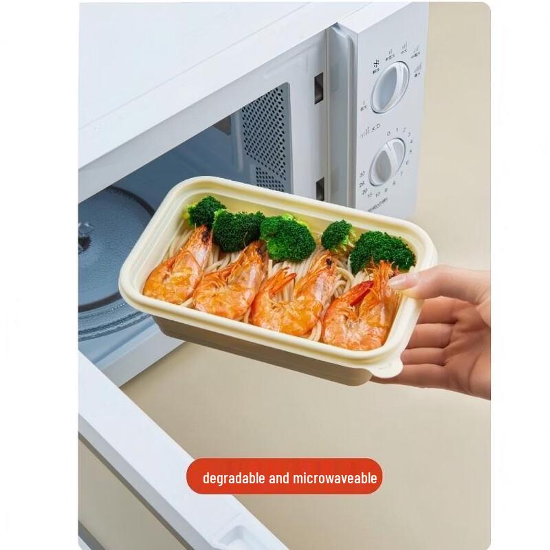 SIVIR 650ml Disposable Corn Starch Food Containers