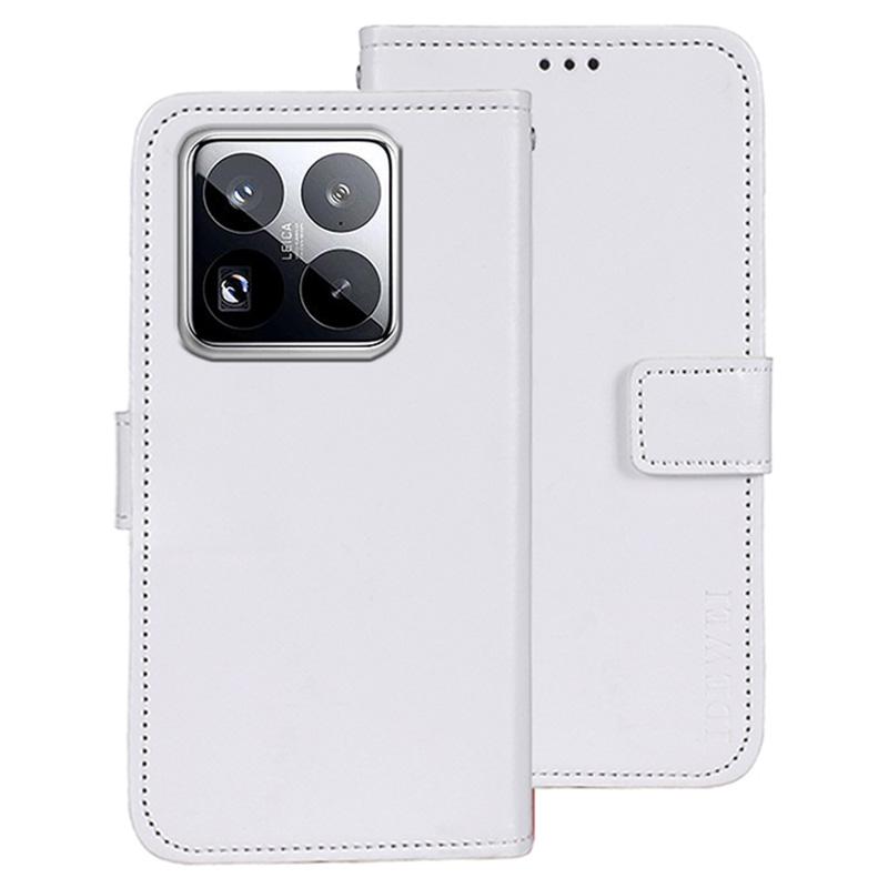 IDEWEI For Xiaomi 15 Pro Stand Case Crazy Horse Texture Leather Phone Cover