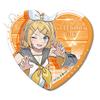 Hatsune Miku & Piapro Characters" Heart-Shaped Can Badges [6 Types in Total, Trading] Box of 6