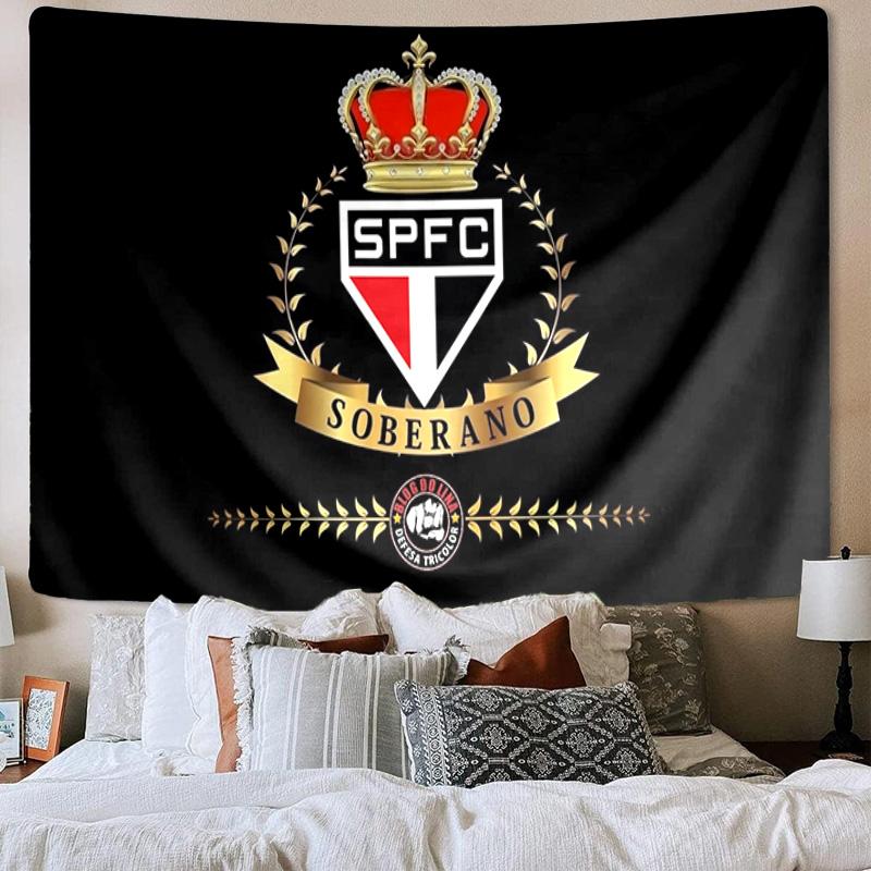 1PC Sc Internacional Crest Tapestry, Unique Design Tapestry, Wall Decor for Bedroom,Livingroom, Playroom,Heartwarming Fan Holiday Gifts