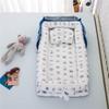 Luddy Baby with Portable Baby Months Crib, Newborn, Pillow, Bed-in-Bed, Foldable, Crib, Co-sleeping, Portable, Breathable, Washable, Gift, 0-24