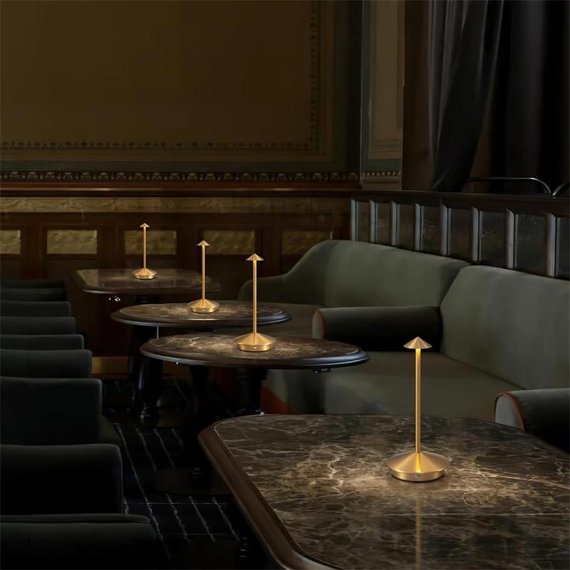 Portable Cordless Table Lamp With 5000mAh Battery Touch Control Dimmable LED Desk Light 3 Colors For Indoor Outdoor Bedroom Use