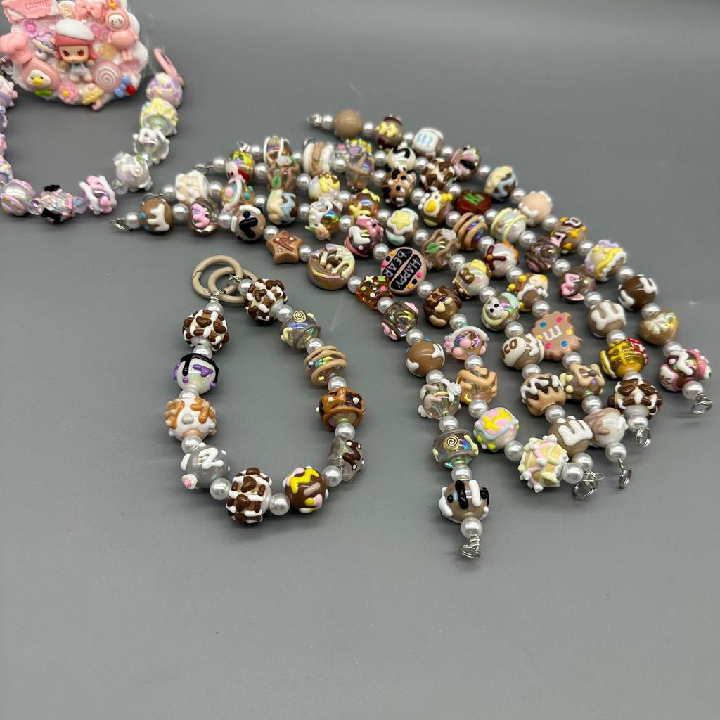 DIY Beaded Phone Chain with Original Design - Fashionable Anti-Lost Back Clip