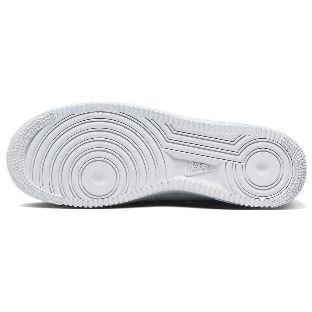 Nike Air Force 1 07 White Laser Blue Men Sneakers Metallic-Silver DR0142-100