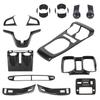 ABS Steering Wheel Gear Shift Panel Dashboard Decoration Central Control Stickers For Chevy Camaro 2012-2015 Interior Accessories