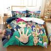 Anime The Disastrous Life of Saiki K Kusuo Bedding Set Boys Girls Twin Queen Size Duvet Cover Pillowcase Bed Kids Adult