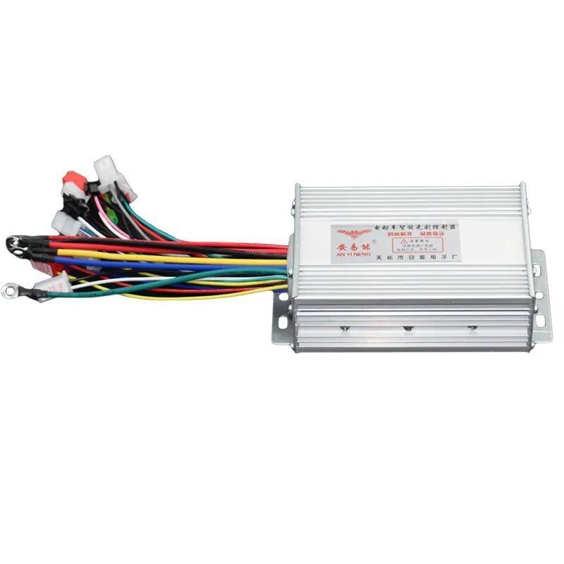 36V-48V 350W/500W Borstlös DC-motor Hastighetsregulator Ersättning för Elcykel E-cykel Scooter