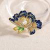New Alloy Brooch High-end Niche Women's Peony High-end Pin Coat Suit High-end Versatile Brooch