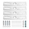 4Pcs Ceiling Wall Lamp Bracket Lighting Mounting Hardware Set with Lock Nuts for Secure Fixture Installation Enduring