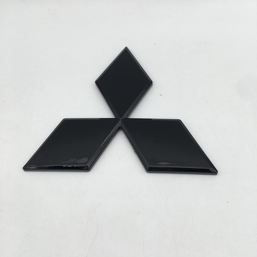 1 stuks 3D ABS voor Mitsubishi auto voorste Motorkap Grille kap embleem badge Achter staart Kofferbak sticker Decal styling auto Accessoires