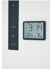 Slim LCD Digital Wall Clock with Alarm and Temperature Display (Model 8218)