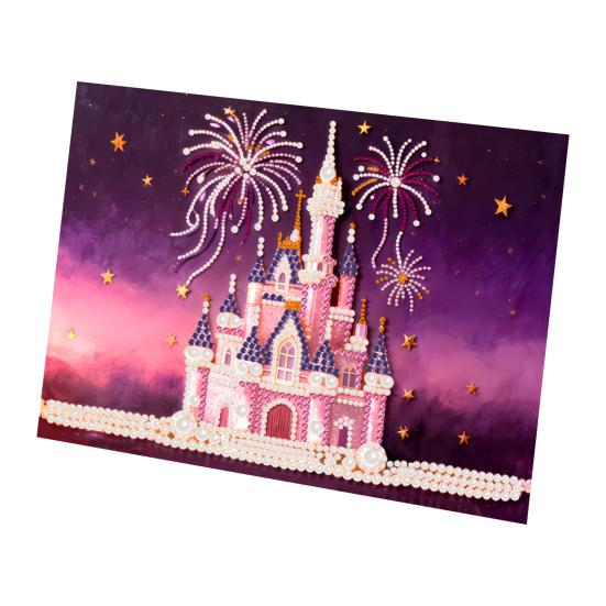 

Набір для малювання перлами своїми руками для дорослих початківців 3D перлове мистецтво ремесло смола перли попередньо надрукований полотно набір для домашнього настінного декору ідея подарунка F