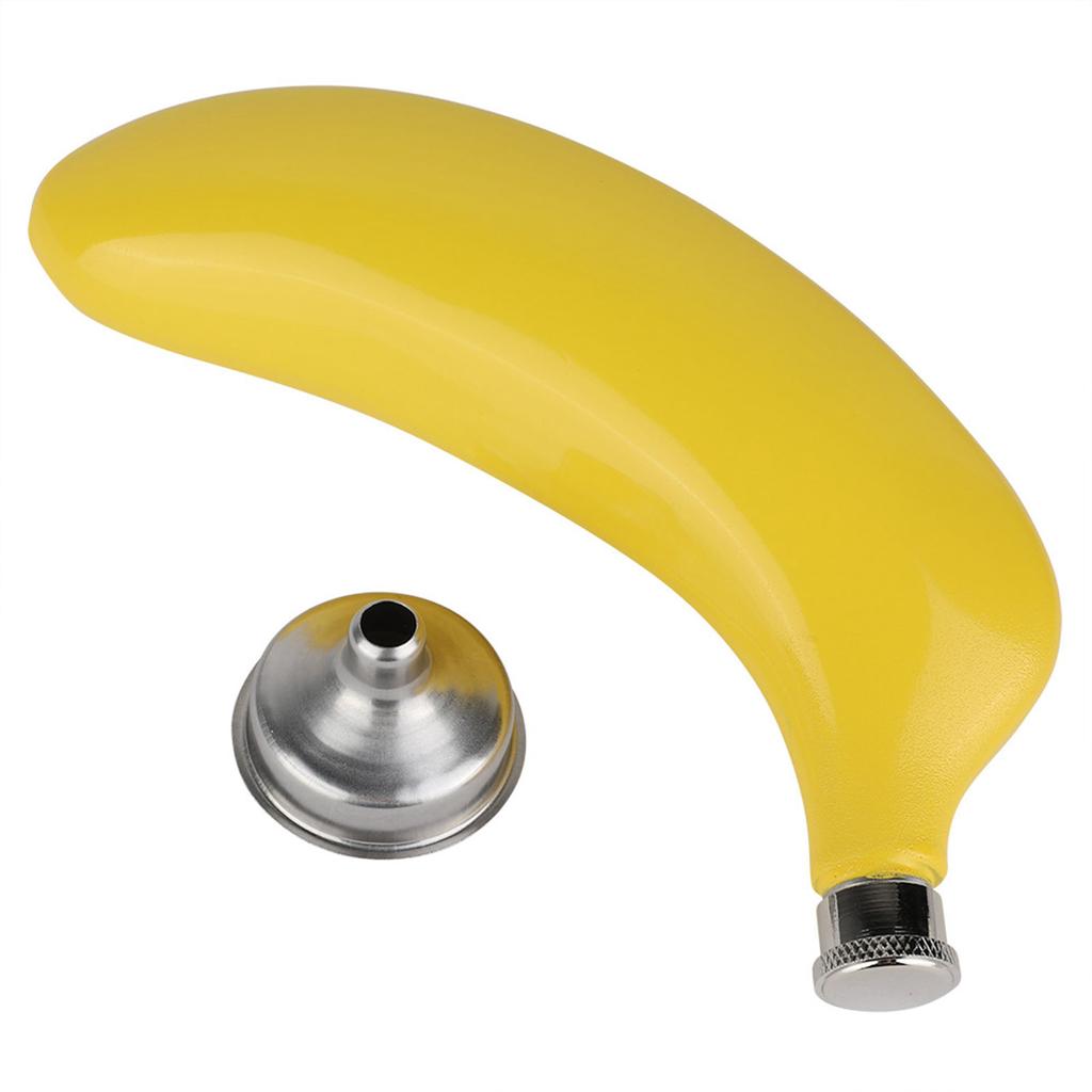 Pocket Whiskey Bottle Alcohol Bottle Stainless Steel 5oz Portable Fruit Shaped Whiskey Liquor Alcohol Pocket Bottle with Funnel