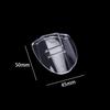 TPU Polyurethane Flexible Universal Goggles Side Shields Eye Protection Safety Glasses